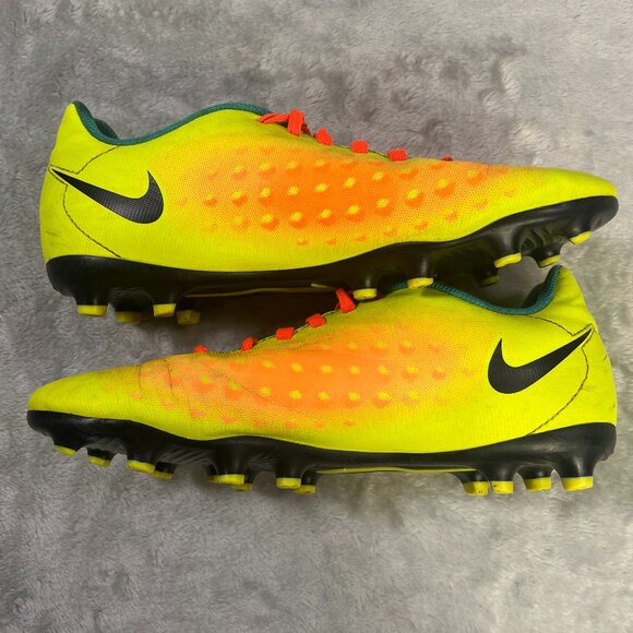 Nike Magista Ola 2 FG Youth Jr 4 Soccer Cleats Football Boots Volt Orange Yellow - Picture 8 of 9